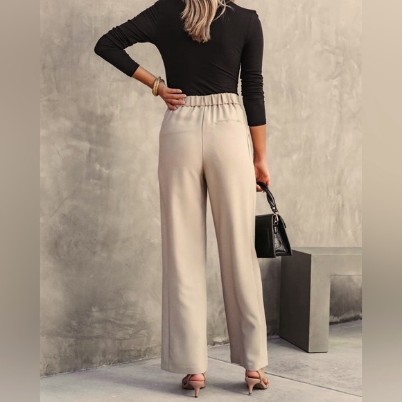 NWT Vici Beige Ready To Slay Trousers |Size XL - Picture 3 of 6